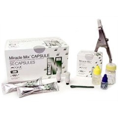 Miracle Mix Powder-Liquid Kit, Self-Cure Metal Reinforced Crown and Core Build-Up Material